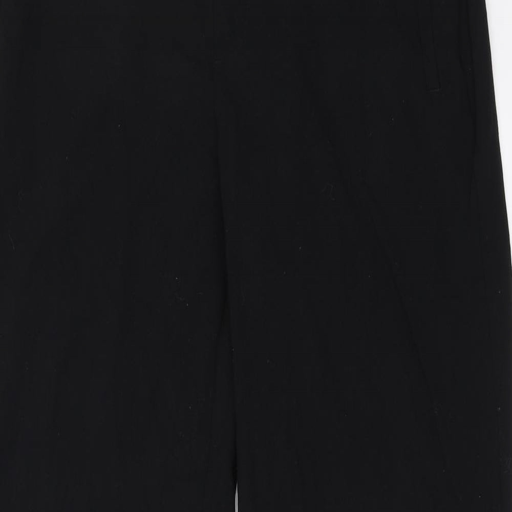 Womens UK Size 12 Marks and Spencer Regular Fit  Black Trousers