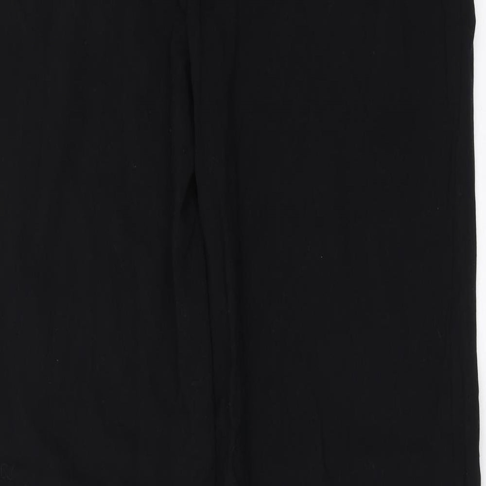 Womens UK Size 12 Marks and Spencer Regular Fit  Black Trousers