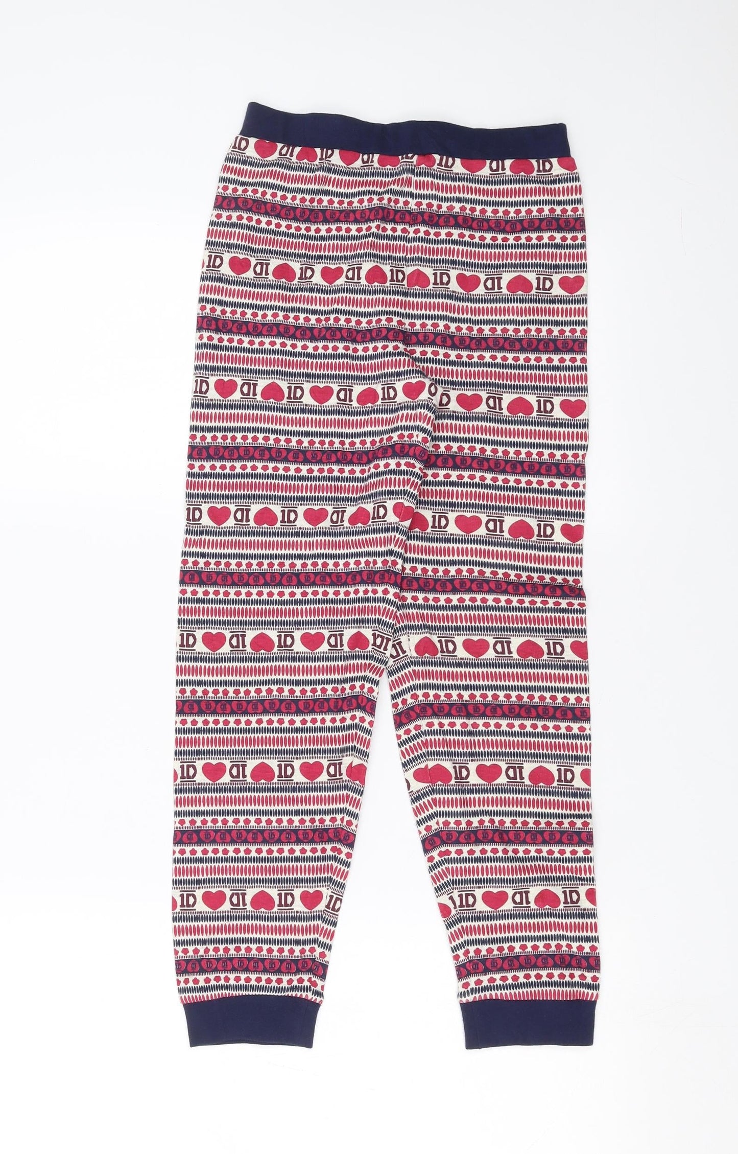 One Direction Girls Purple Geometric   Pyjama Pants Size 9-10 Years  - One Direction