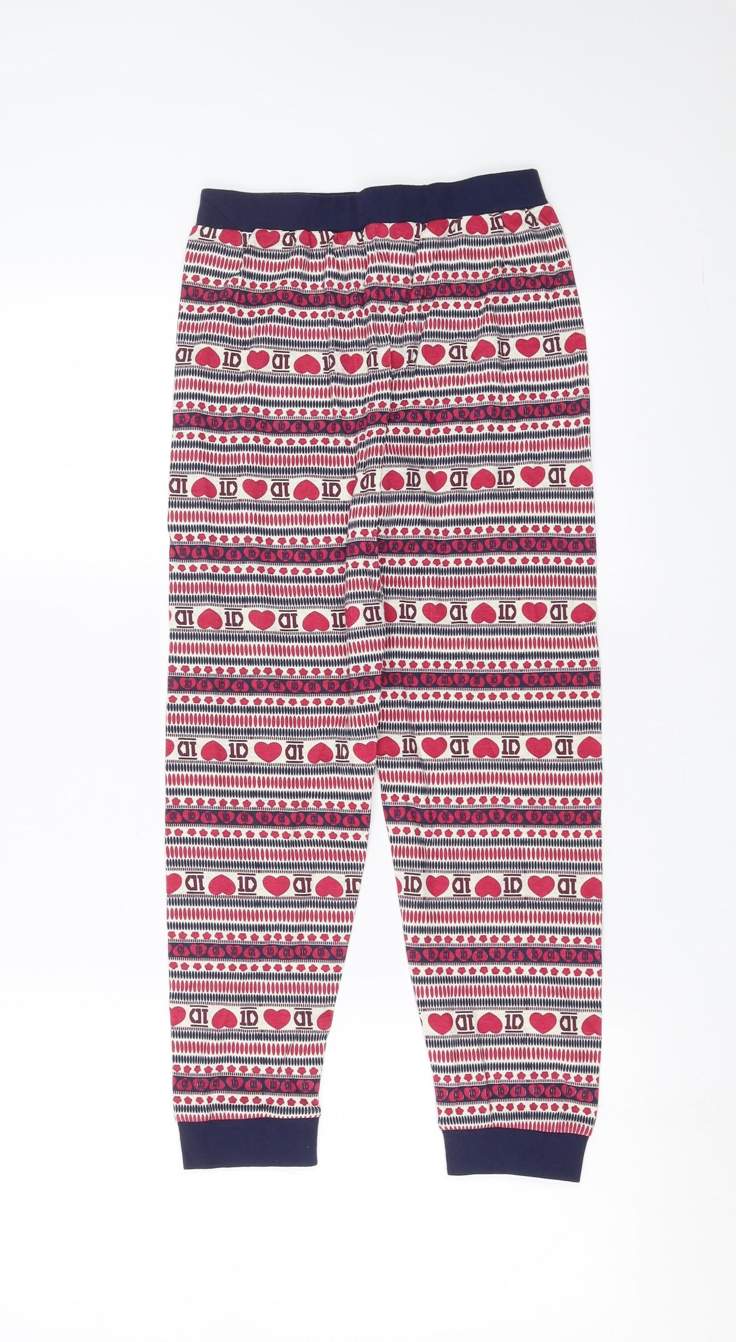 One Direction Girls Purple Geometric   Pyjama Pants Size 9-10 Years  - One Direction