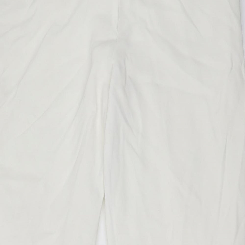 Ann Harvey Womens Ivory   Trousers  Size 16 L27 in