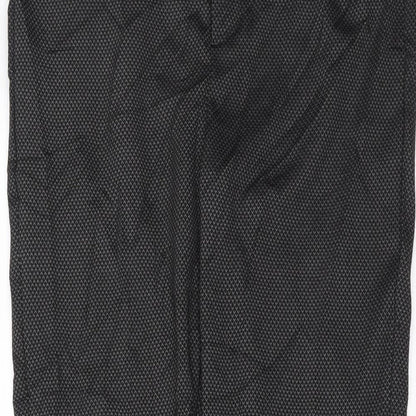 Violeta Womens Black Geometric  Trousers  Size S L30 in