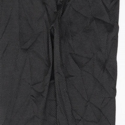Violeta Womens Black Geometric  Trousers  Size S L30 in