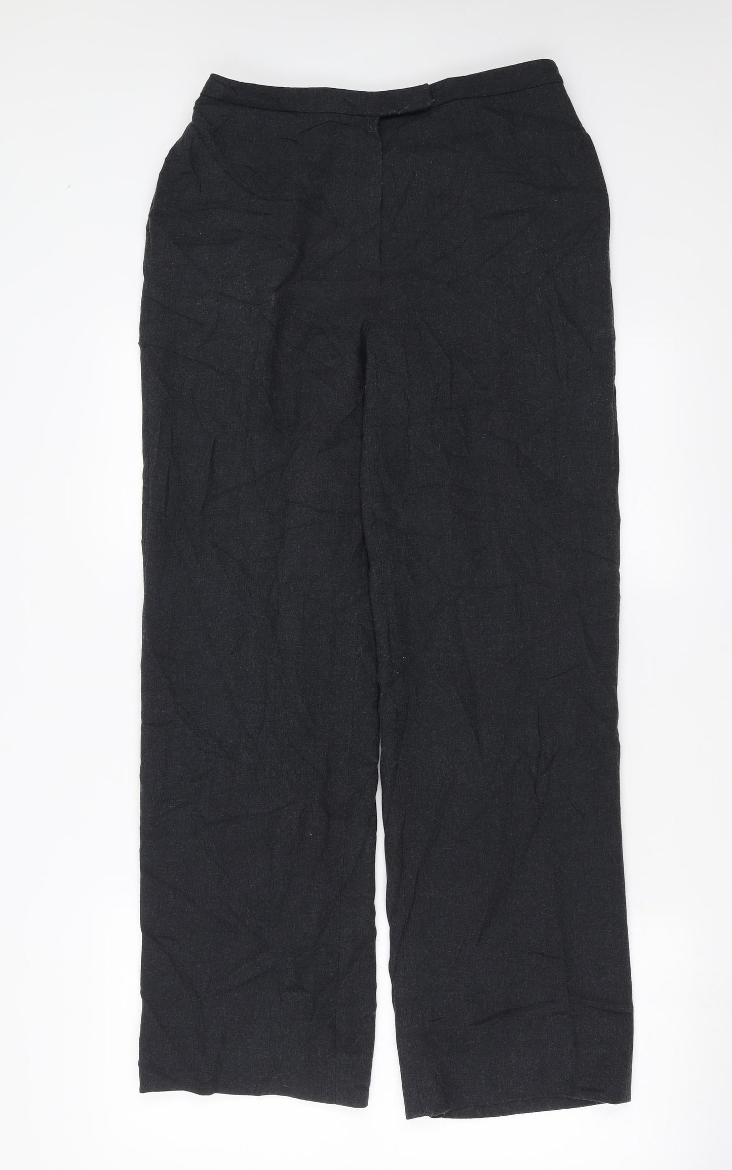 Womens UK Size 30 in Preworn Regular Fit  Grey Trousers