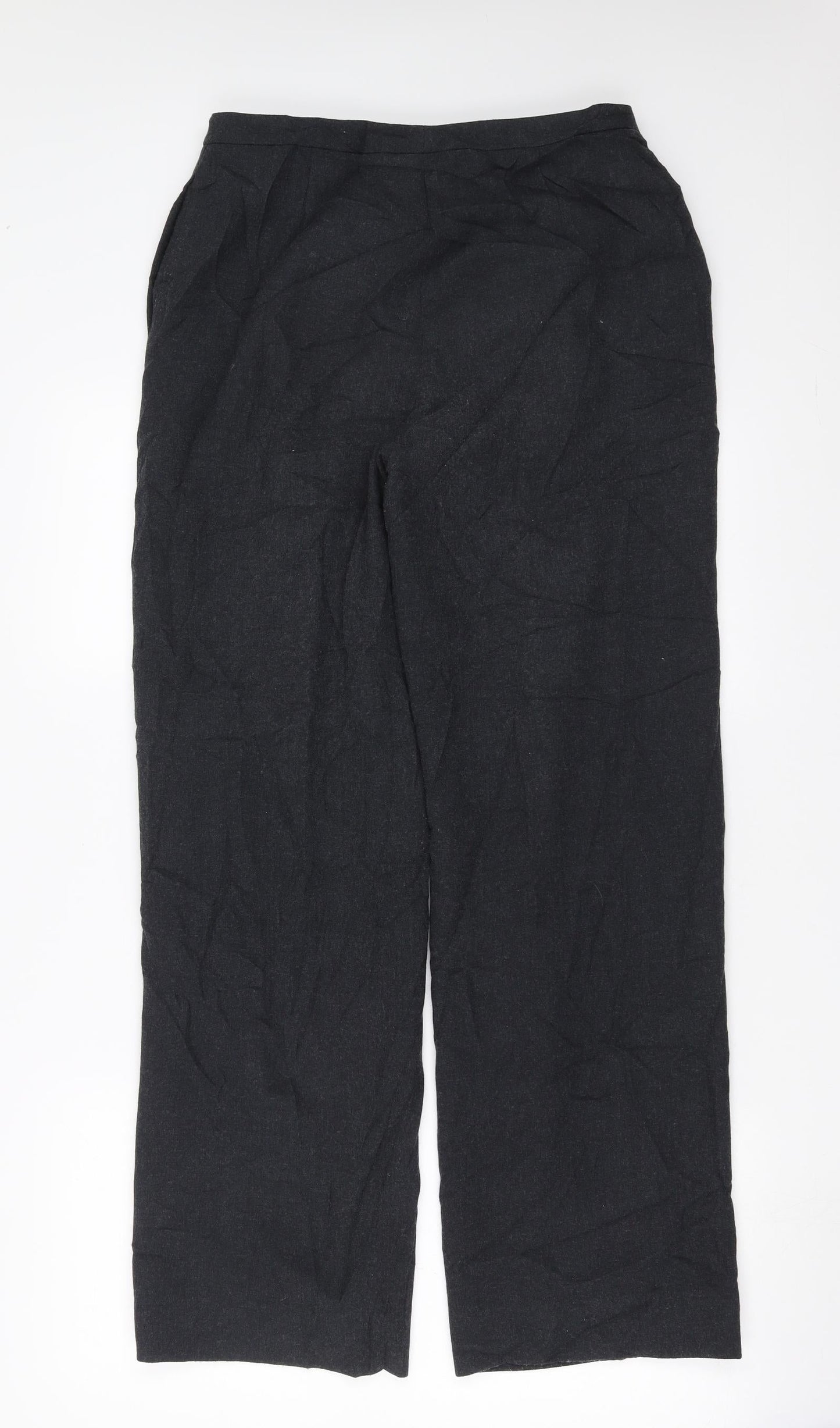 Womens UK Size 30 in Preworn Regular Fit  Grey Trousers