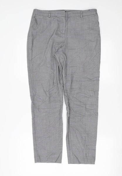 Womens UK Size 10 Papaya Regular Fit  Grey Trousers