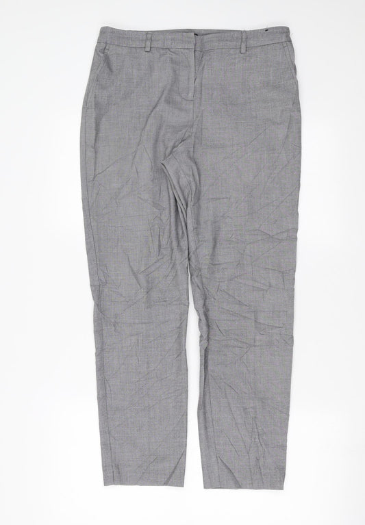 Womens UK Size 10 Papaya Regular Fit  Grey Trousers