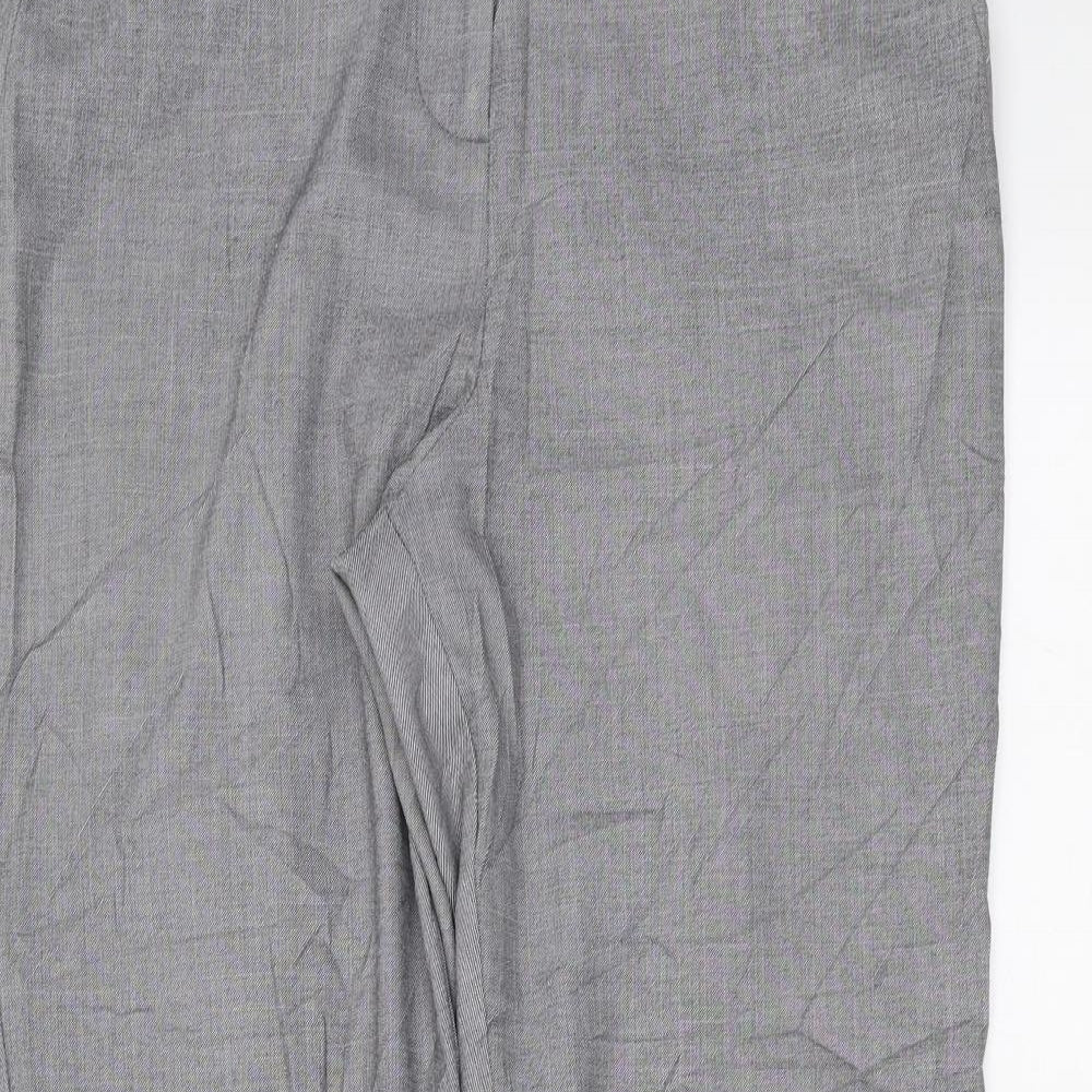 Womens UK Size 10 Papaya Regular Fit  Grey Trousers