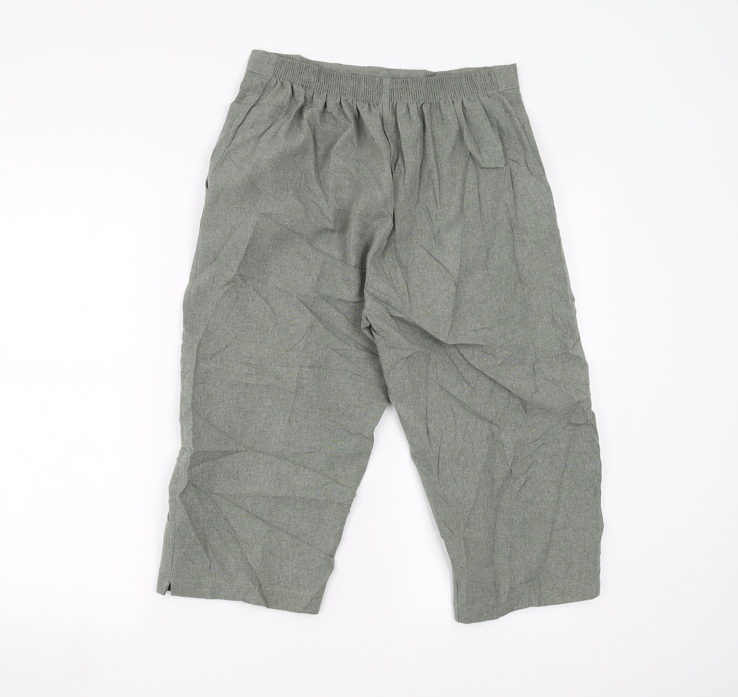 Preworn Womens Green   Cropped Trousers Size 28 in  - 17 in inside leg