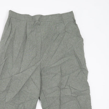 Preworn Womens Green   Cropped Trousers Size 28 in  - 17 in inside leg