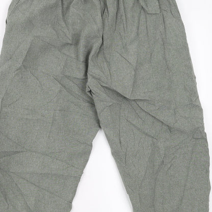 Preworn Womens Green   Cropped Trousers Size 28 in  - 17 in inside leg