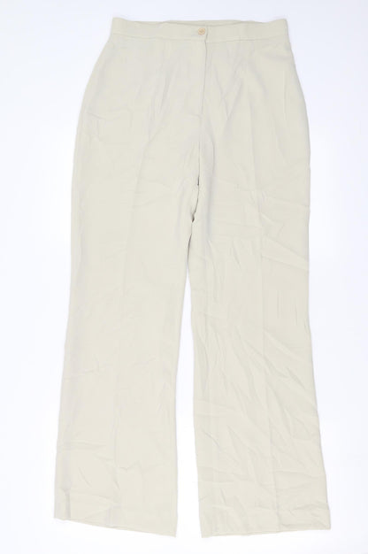 Elizabeth Emanuel  Womens Beige   Trousers  Size 12 L30 in