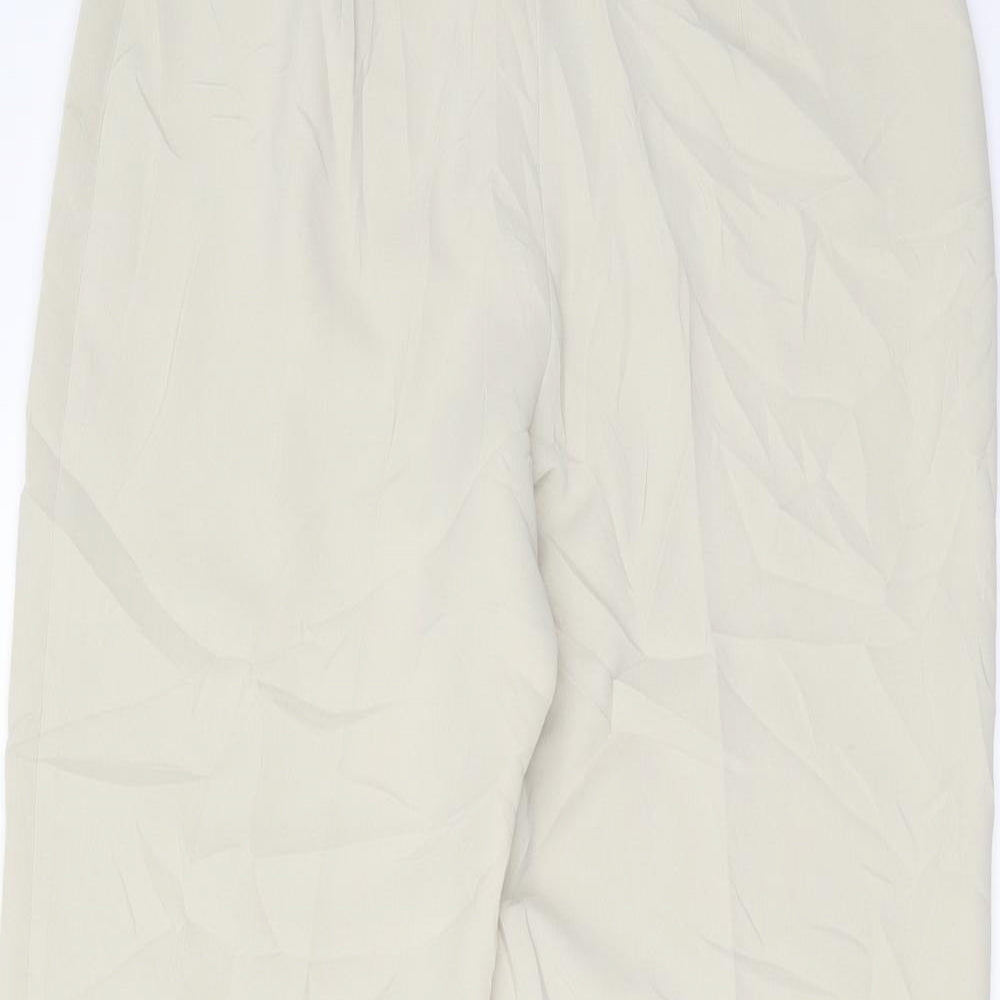 Elizabeth Emanuel  Womens Beige   Trousers  Size 12 L30 in