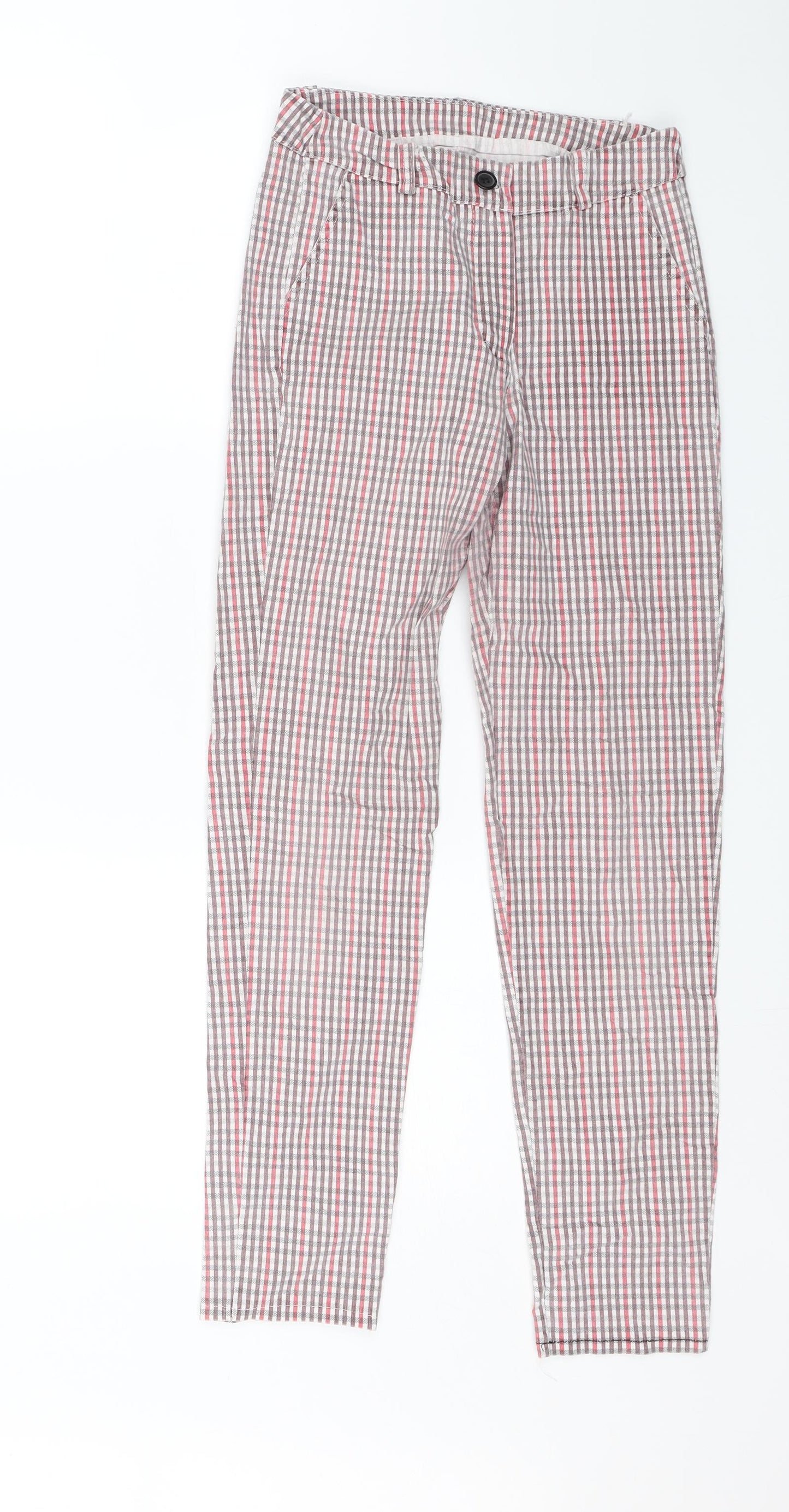 Womens UK Size 25 in Preworn Regular Fit Straight Red Jeans