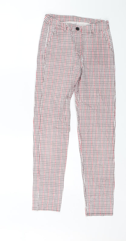 Womens UK Size 25 in Preworn Regular Fit Straight Red Jeans