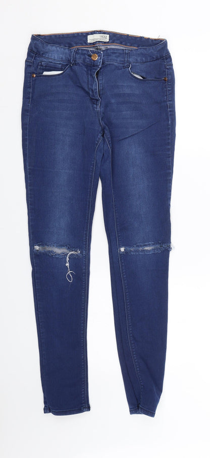 South Womens Blue  Denim Skinny Jeans Size 10 L27.5 in