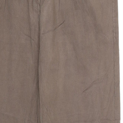 Lazzerini Tiziana Womens Brown Striped  Trousers  Size M L24 in