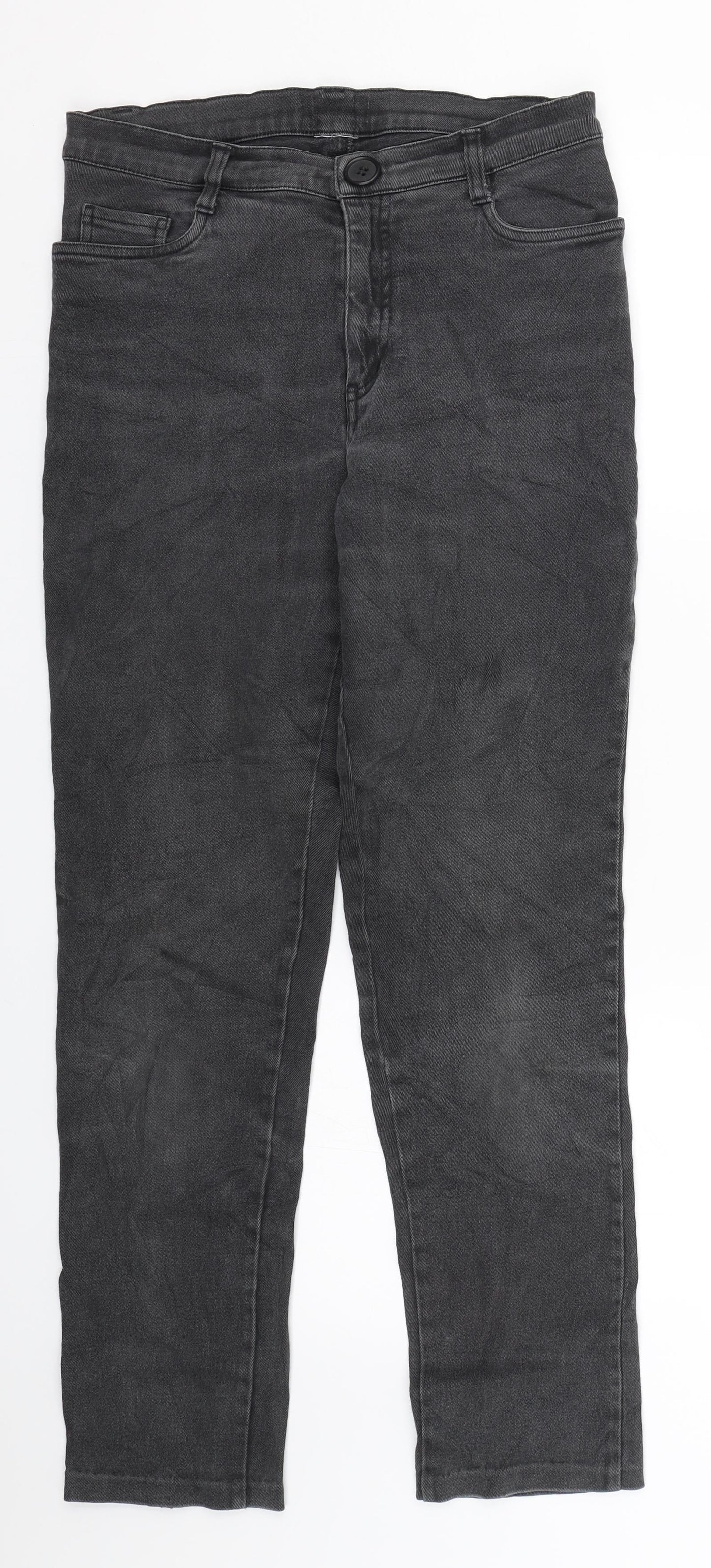 Womens UK Size 28 Preworn Regular Fit Jegging Black Jeans