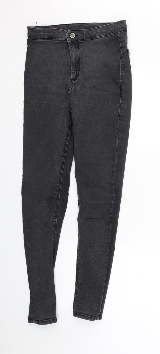Topshop Womens Black  Denim Jegging Jeans Size 34 L26.5 in