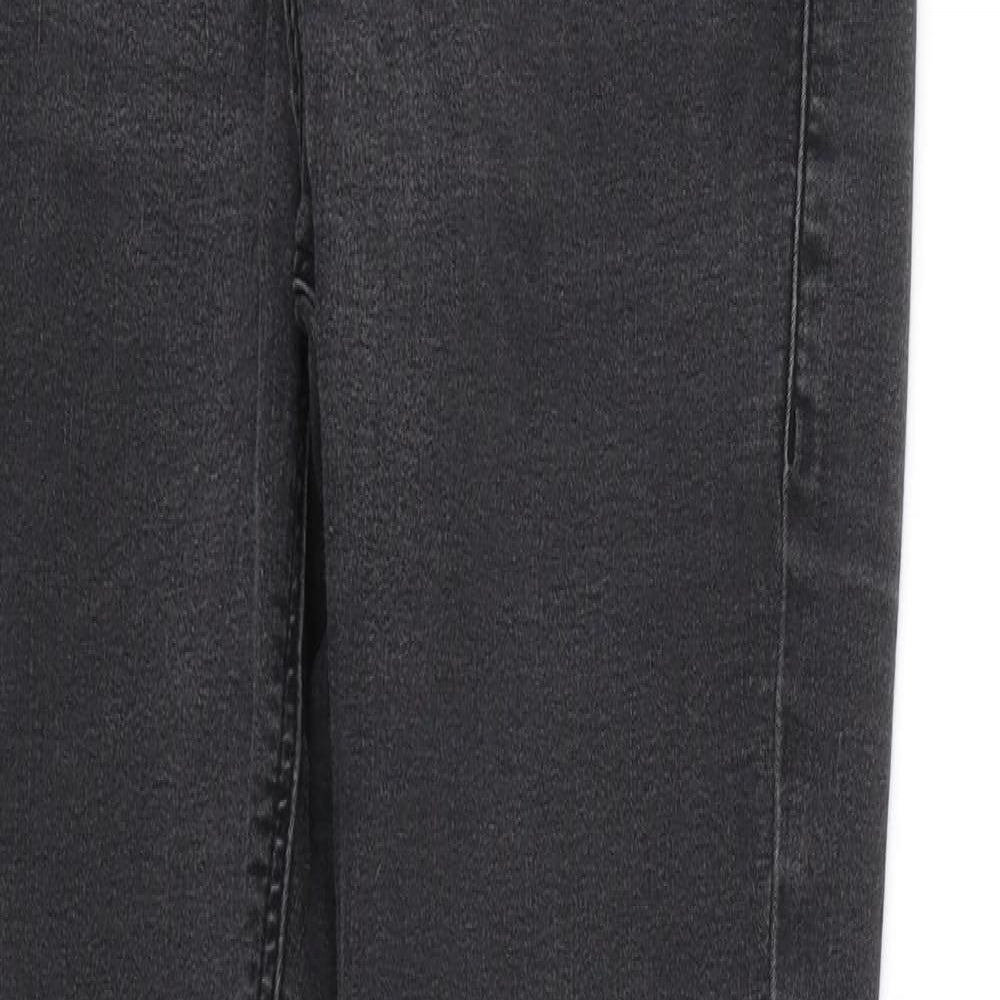 Topshop Womens Black  Denim Jegging Jeans Size 34 L26.5 in