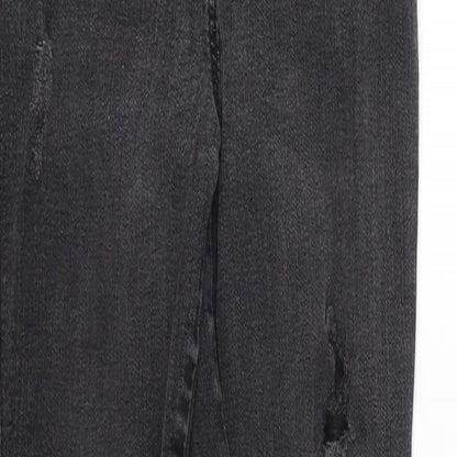 Candy Couture Girls Black  Denim Skinny Jeans Size 12 Years
