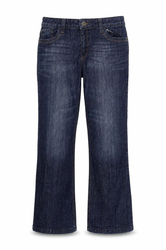 Womens UK Size 44 in st Oliver Regular Fit Bootcut Blue Jeans