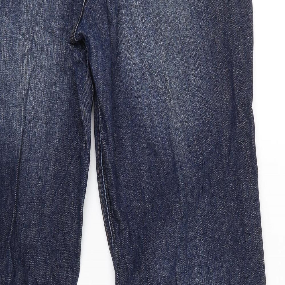 Womens UK Size 44 in st Oliver Regular Fit Bootcut Blue Jeans