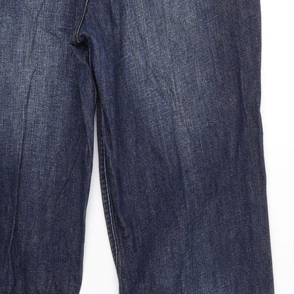 Womens UK Size 44 in st Oliver Regular Fit Bootcut Blue Jeans