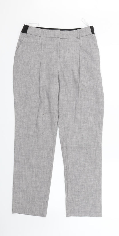 Primark Womens Grey   Carrot Trousers Size 10 L25 in