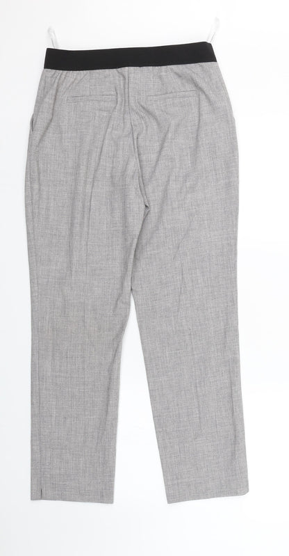 Primark Womens Grey   Carrot Trousers Size 10 L25 in