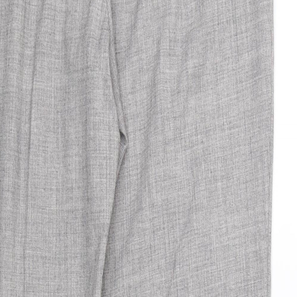 Primark Womens Grey   Carrot Trousers Size 10 L25 in