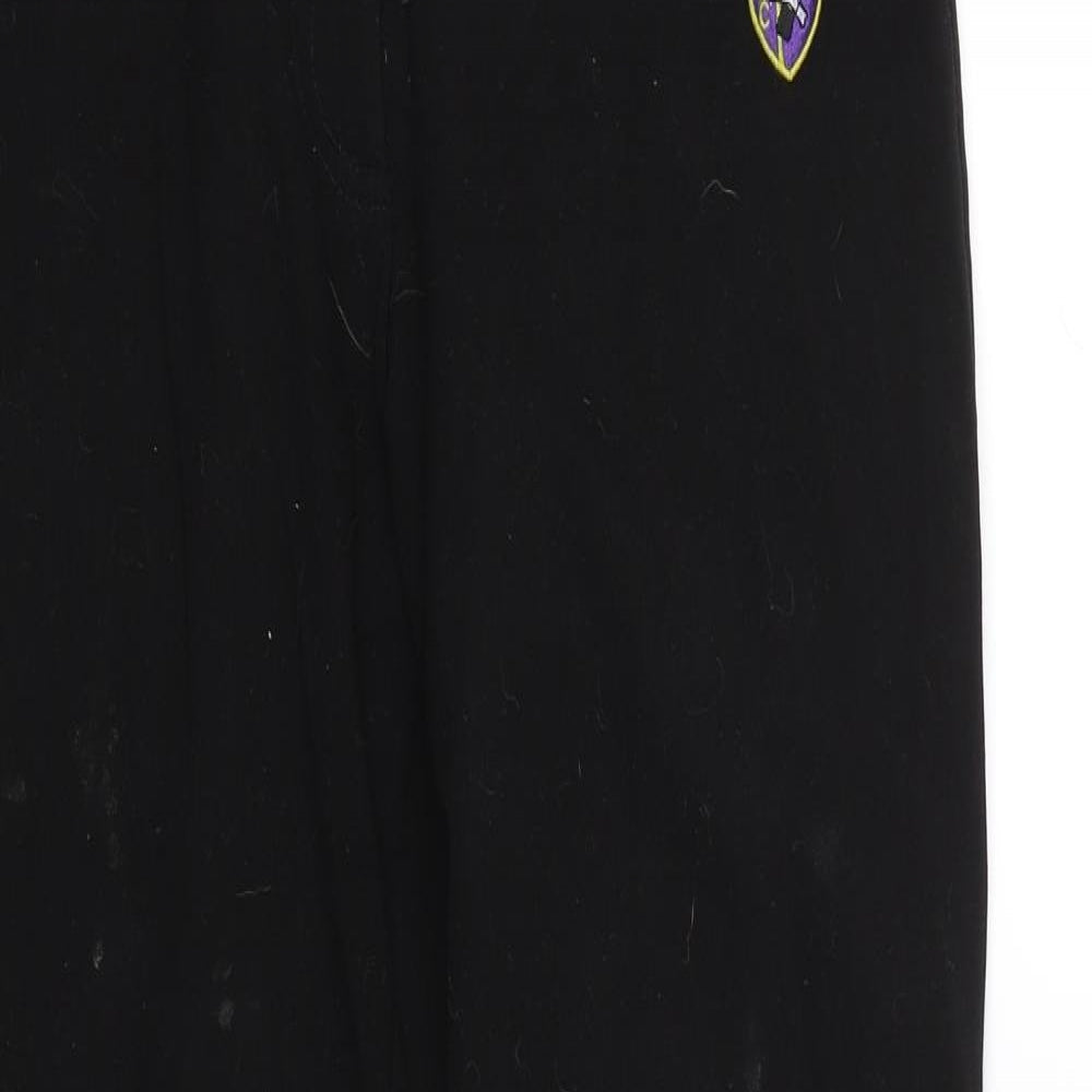 Preworn Girls Black   Capri Trousers Size M