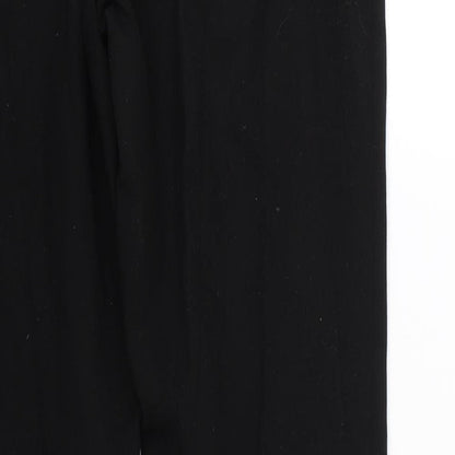 Preworn Girls Black   Capri Trousers Size M