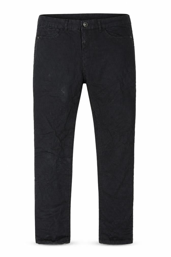 Mens UK Size M Moodo Regular Fit Skinny Black Jeans