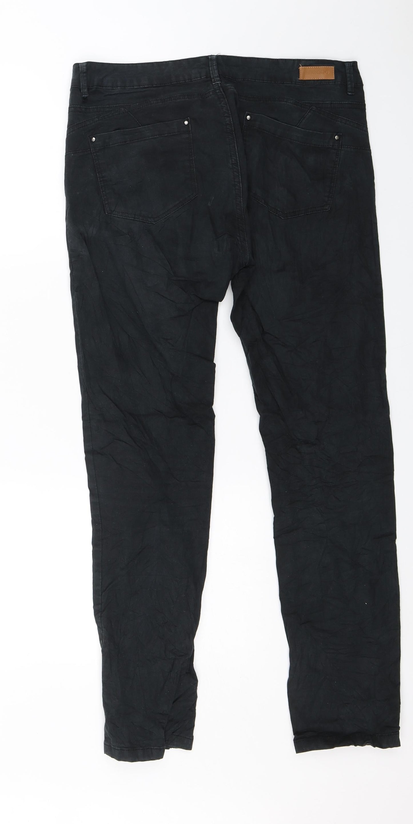 Moodo Mens Black  Denim Skinny Jeans Size M L27 in