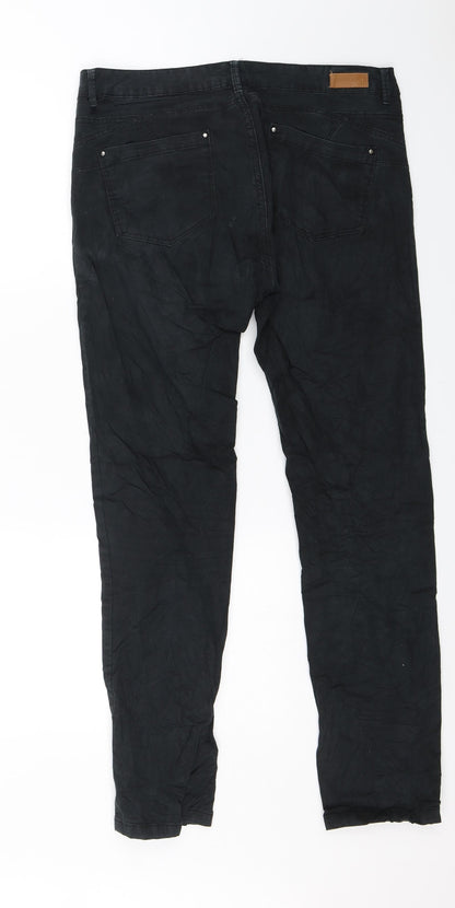 Moodo Mens Black  Denim Skinny Jeans Size M L27 in