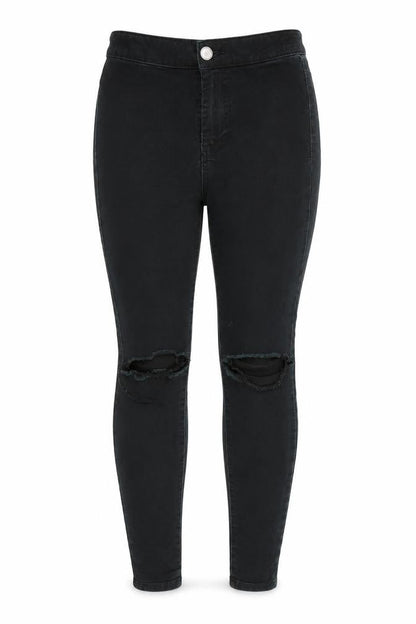 Womens UK Size 10 New Look Slim Fit Skinny Black Jeans