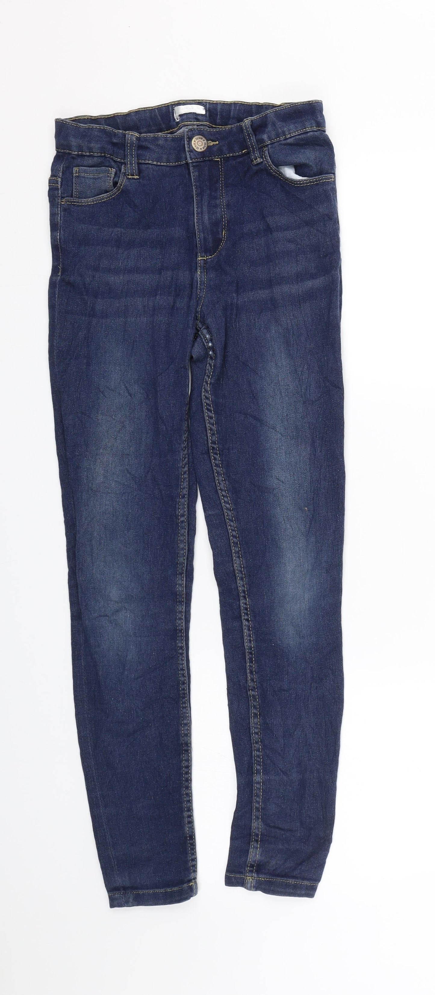 Girls 152 Girls Blue  Denim Skinny Jeans Size 9-10 Years