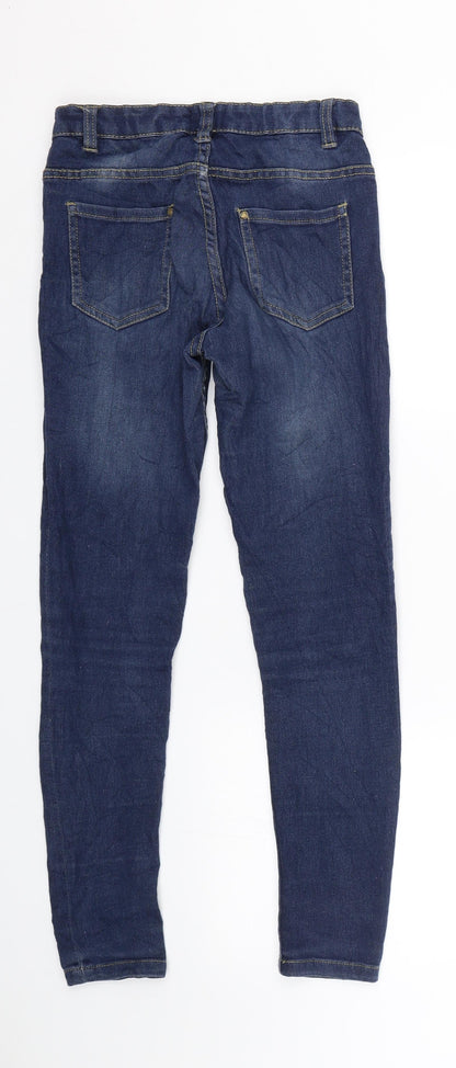 Girls 152 Girls Blue  Denim Skinny Jeans Size 9-10 Years