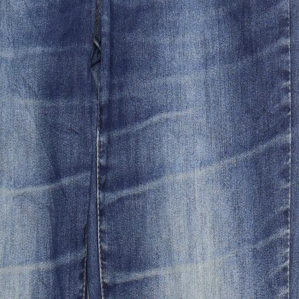 Marc Lauge Womens Blue  Denim Straight Jeans Size 10 L31 in