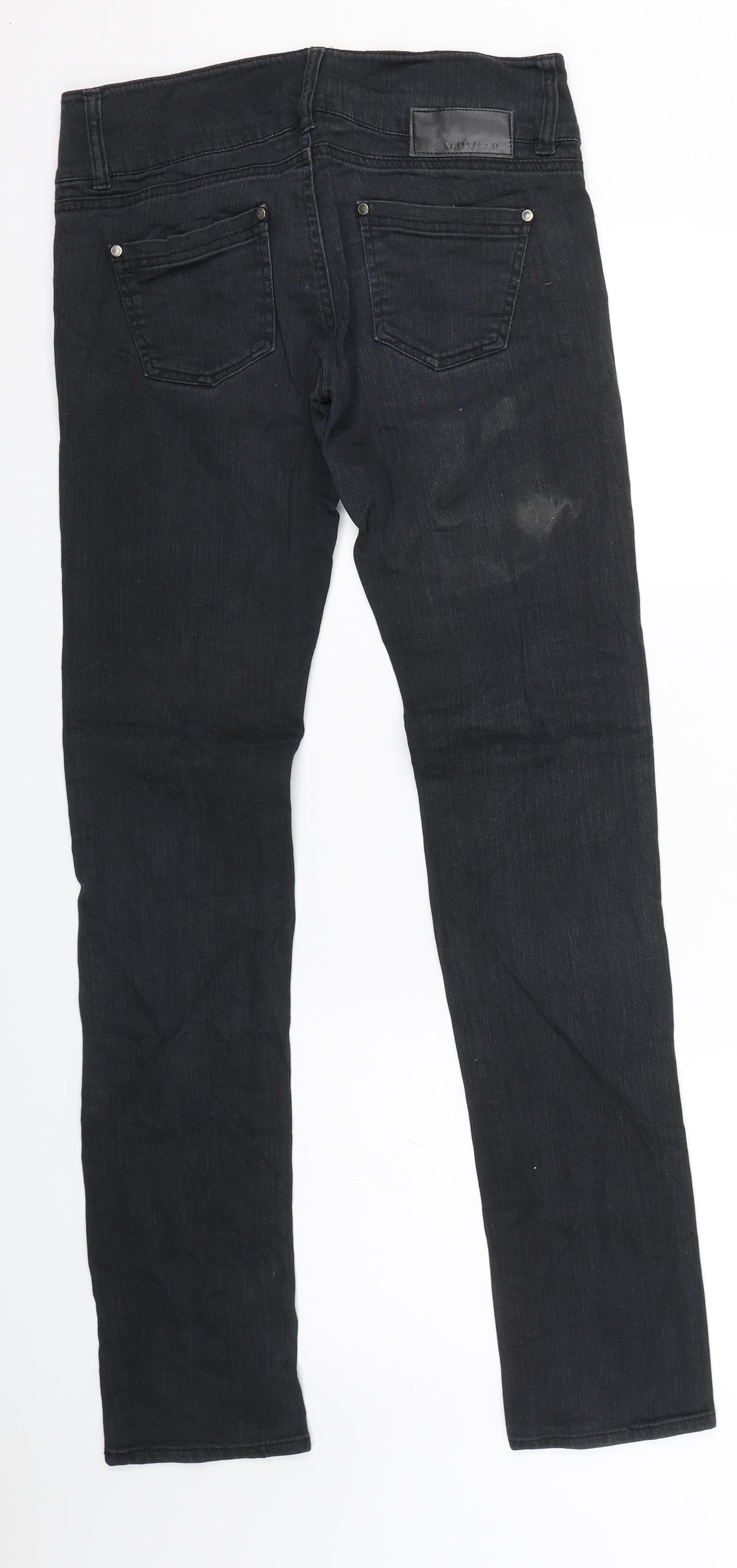Tally Weiji Womens Black  Denim Skinny Jeans Size 8 L29 in