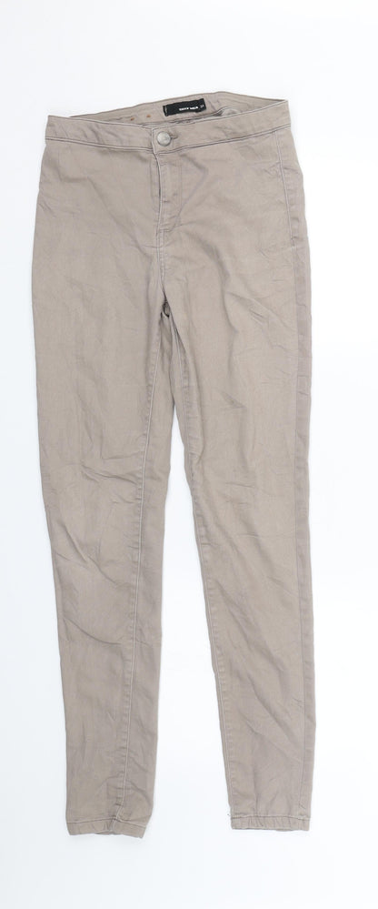 Womens UK Size 26 TALLY WEiJL Regular Fit Skinny Brown Jeans