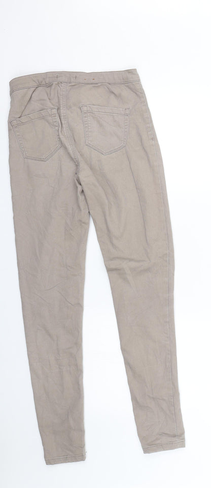 Womens UK Size 26 TALLY WEiJL Regular Fit Skinny Brown Jeans