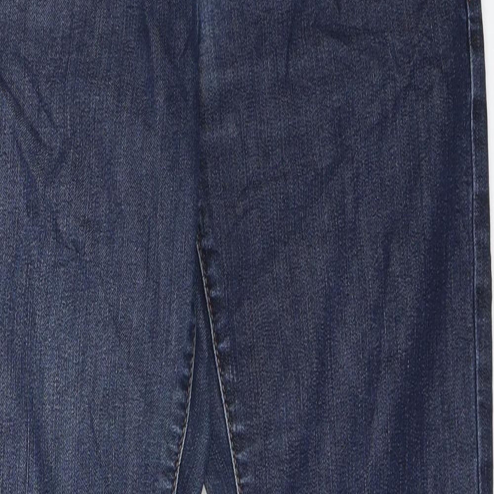MORE & MORE Womens Blue  Denim Straight Jeans Size 8 L28.5 in