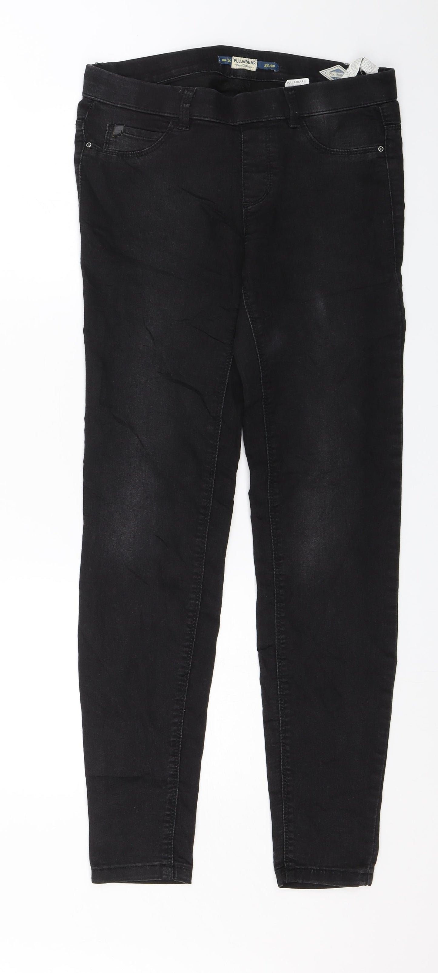 Pull&Bear Womens Black  Denim Skinny Jeans Size 8 L27 in