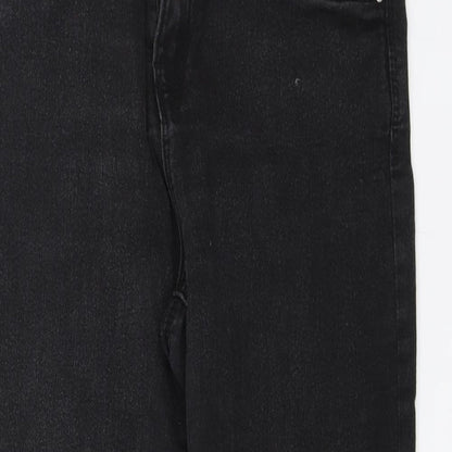 Primark Womens Black  Denim Skinny Jeans Size 12 L24 in