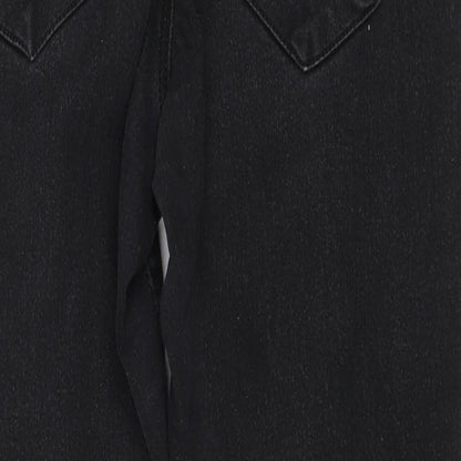 Primark Womens Black  Denim Skinny Jeans Size 12 L24 in