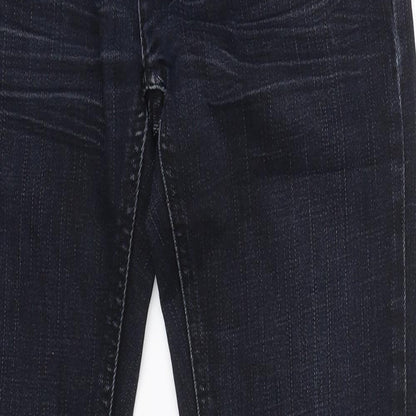 Womens UK Size 28 Review Regular Fit Skinny Blue Jeans