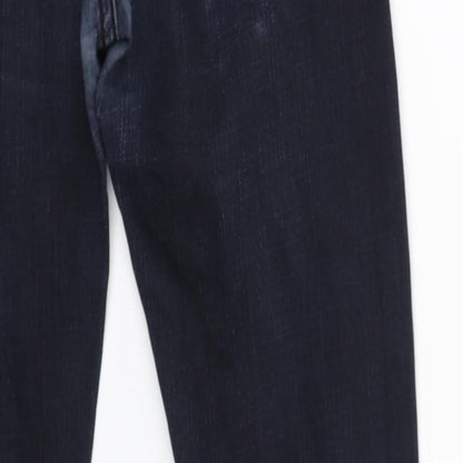 Womens UK Size 28 Review Regular Fit Skinny Blue Jeans