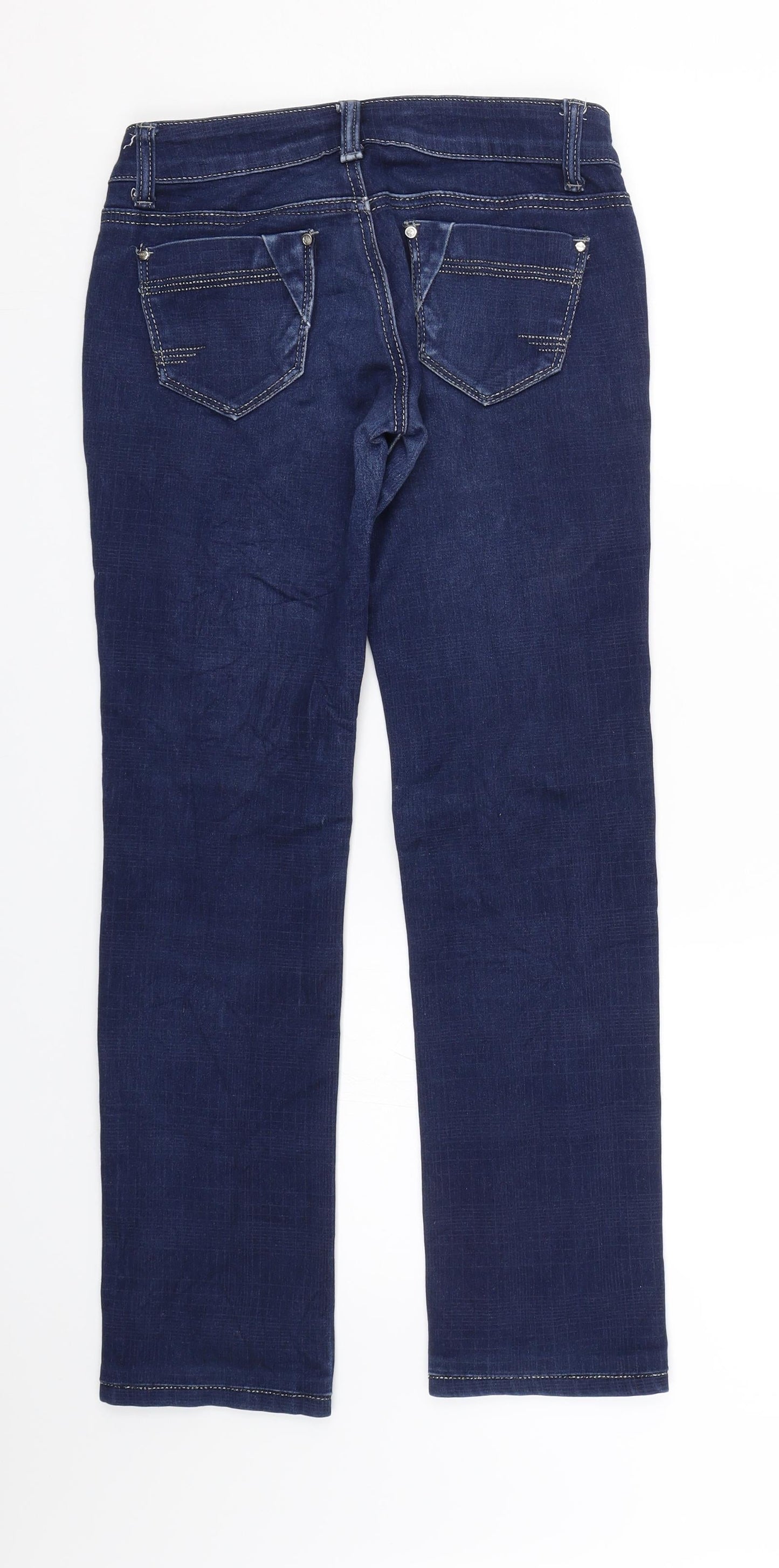 D Classic Jeans Womens Blue  Denim Skinny Jeans Size M L27 in